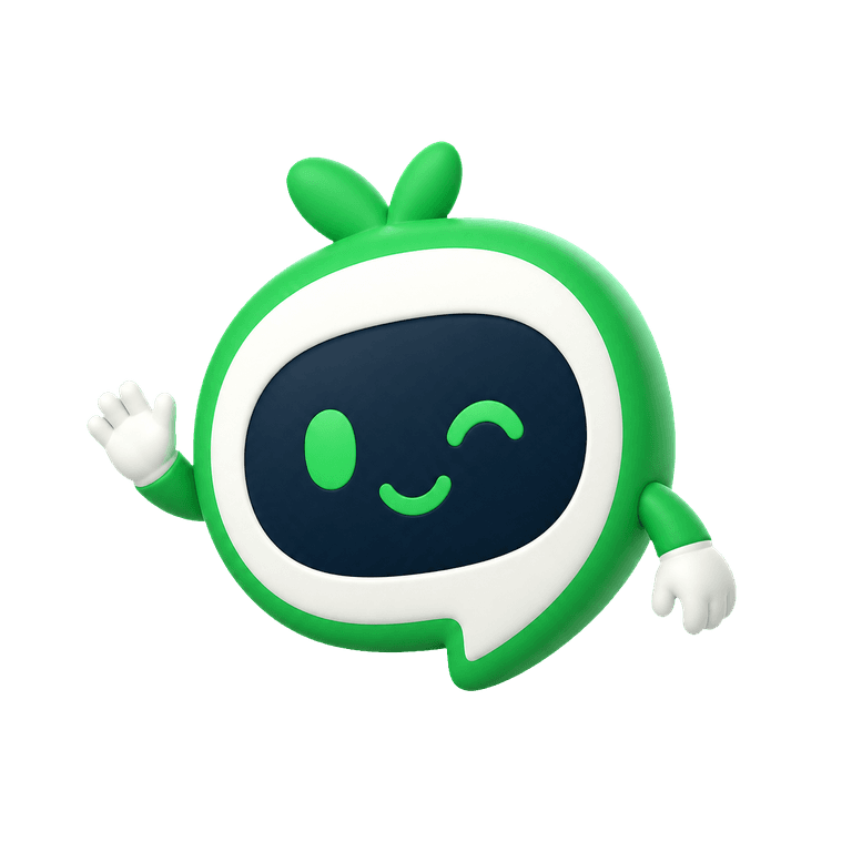 Qino, the Quizst learning companion, waving